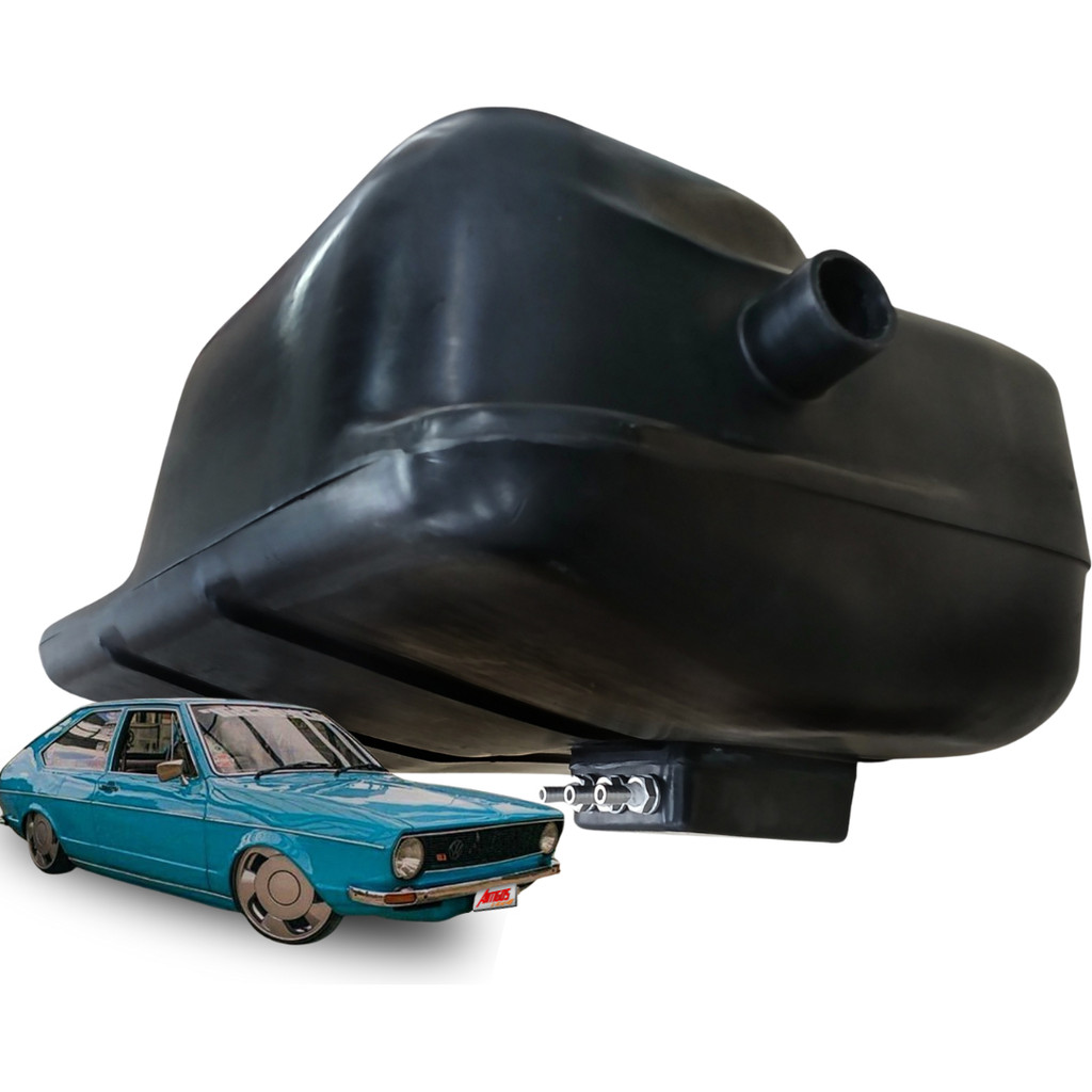 Tanque de Combustível Plástico Volkswagen Passat 73 à 82 60 Litros + Boia + Catch Tank 3 Saída ½ + Kit De Montagem