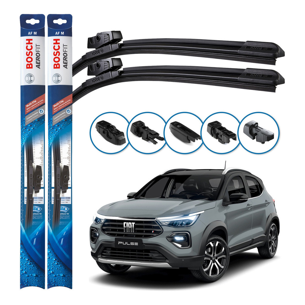 Par Palheta Limpador Multiclip Bosch Fiat Pulse 2022 A 2024 Bosch em Oferta na Shopee