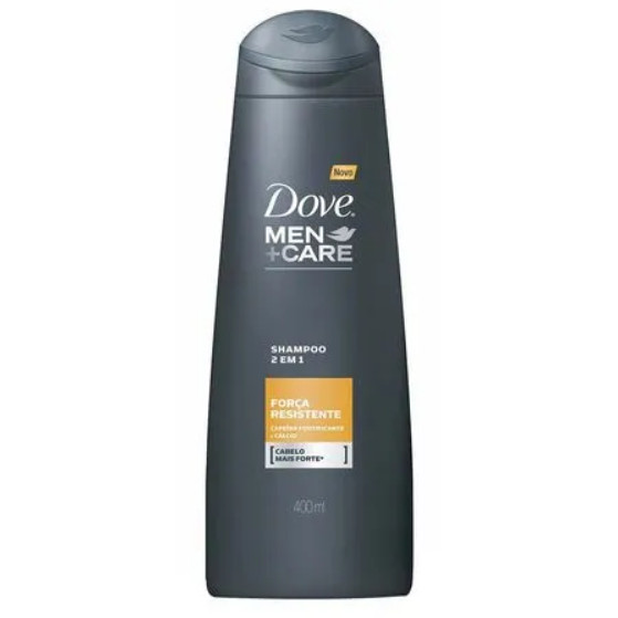 Shampoo Dove Men Care 2 em 1 Força Resistencia 400ml