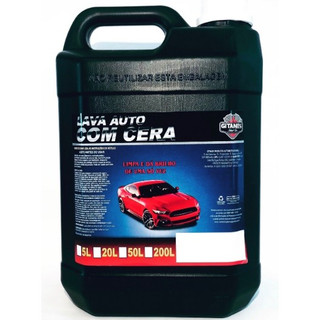 Shampoo Lava Auto Com Cera 5 Litros-Gitanes. em Oferta na Shopee