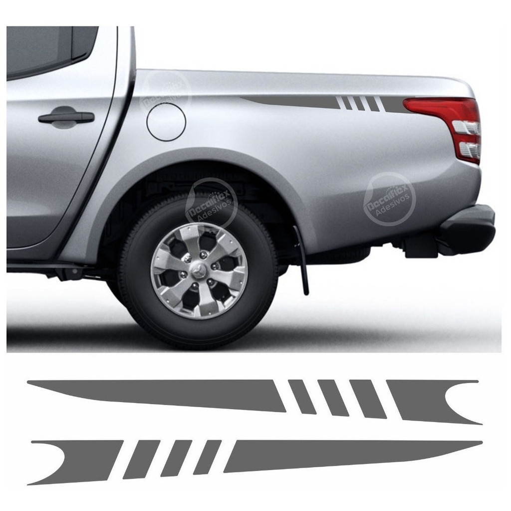 Faixa L200 Triton Sport 2020 Hpe-s Adesivo Lateral Caçamba