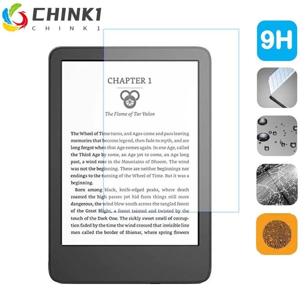 CHINK Vidro Temperado , eReader Protetor De Tela De 6,8 Polegadas , Película Protetora Profissional 9H Anti-Riscos De 11a Geração Para Kindle Paperwhite 1/2/3/4/5