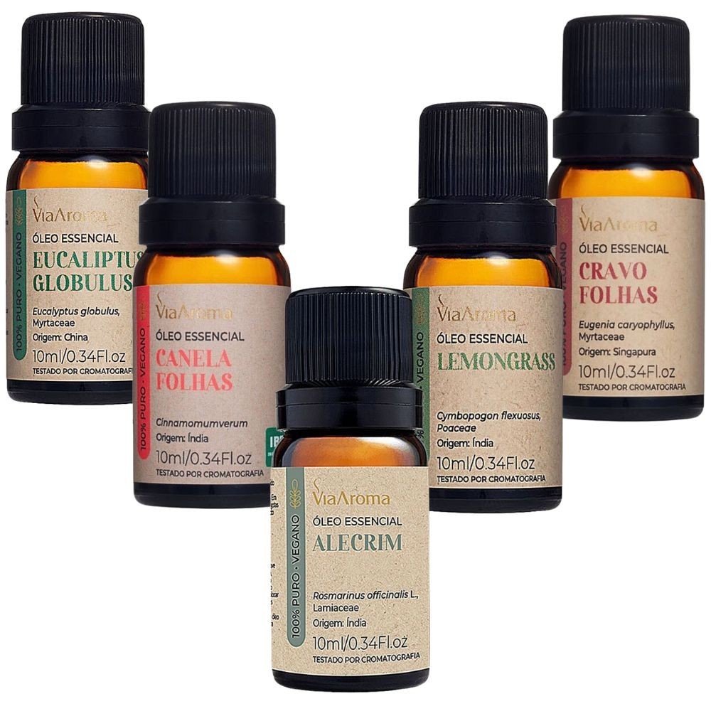 Kit 5 Óleo Essencial Bom Samaritano 100% Puro Via Aroma em Oferta na Shopee