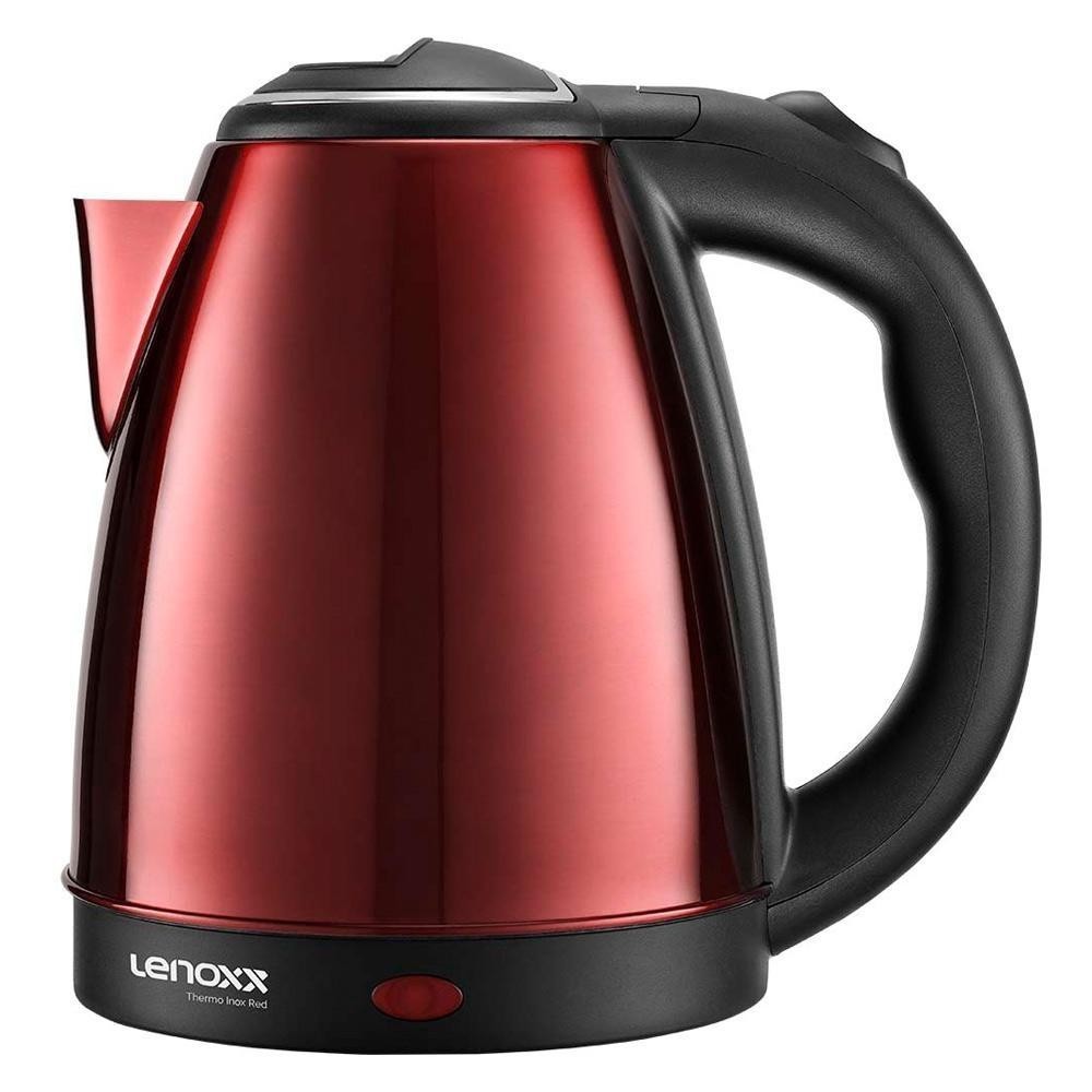 Chaleira Elétrica Lenoxx Thermo Inox Red PCE213 Vermelha 127V - Home Appliances