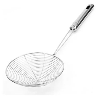Escumadeira Grande Aramada Fritura Inox 41 cm Batata Pastel