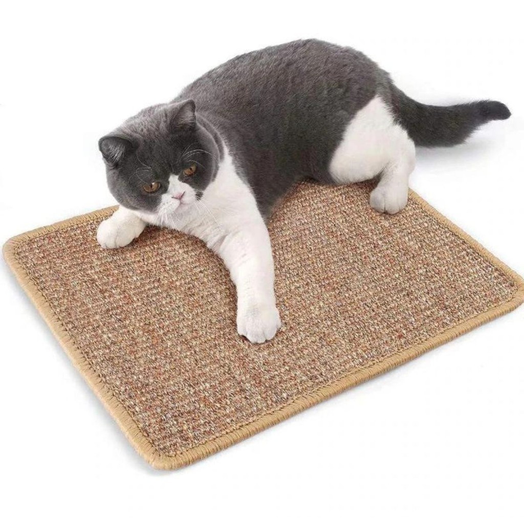 Tapete Arranhador Dobrável para Gatos – Sisal Natural 30x40 cm em Oferta na Shopee