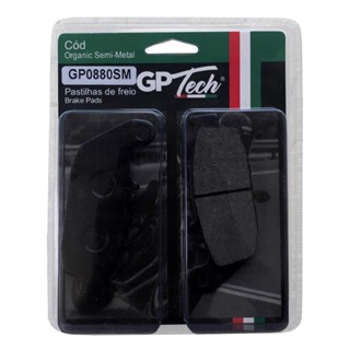 Pastilha Freio GP TECH 0880SM (T) Haojue Chopper Road 150 2018 / Dafra Apache 200