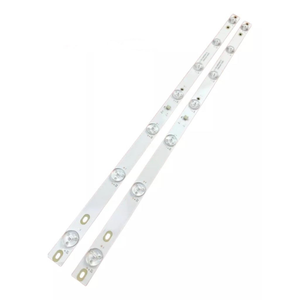 Barramento Led Completo Compatível com TV Philco PH24N91D, PTV24N92D, PTV24N91SA - Kit com 2 Barras de 7 Led's e 6V Cada