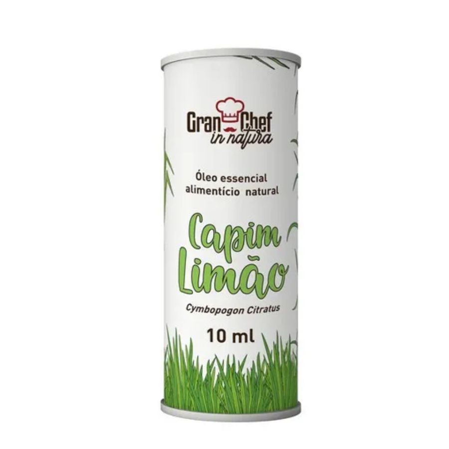 Óleo Essencial Alimentício Natural Capim Limão 10ml GranChef em Oferta na Shopee