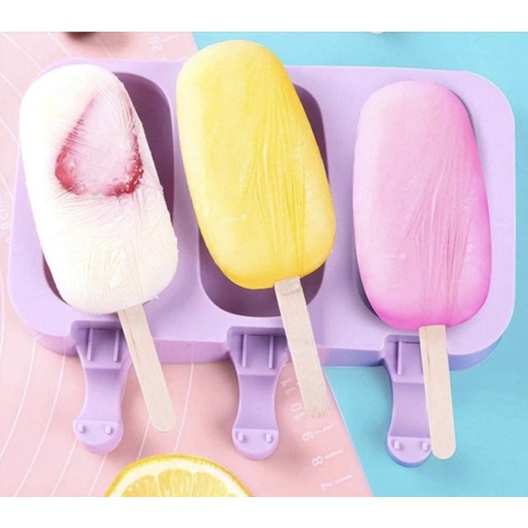 kit 4 Formas para picolé com 200  palitos - Envio Imediato . em Oferta na Shopee