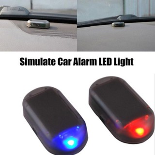 Luz De Segurança Falsa Para Carro Alarme Solar Simulada Sem Fio Anti-Roubo Luzes LED Intermitentes em Oferta na Shopee