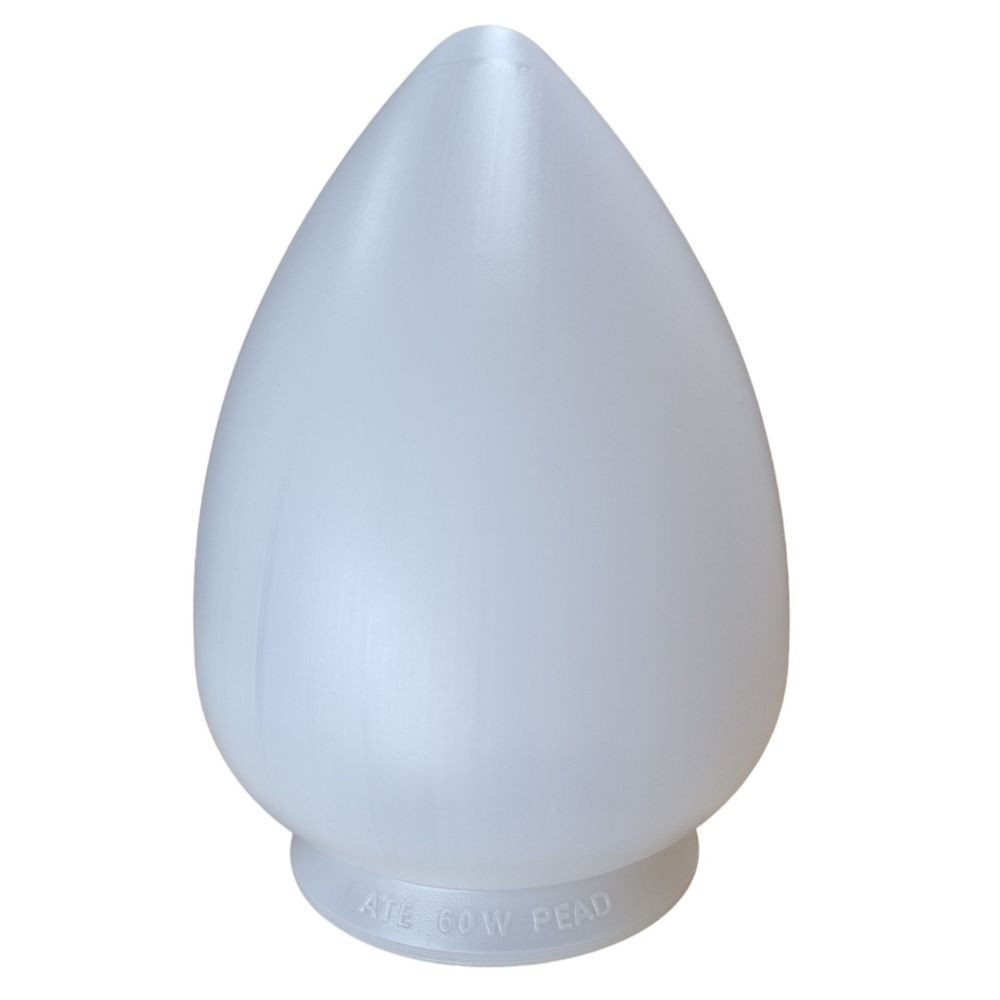 Globo Pera Para Ventilador De Teto Lustre Boca De 10 cm