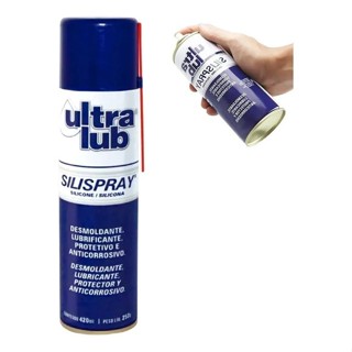 Desmoldante Anticorrosivo Silicone Spray Ultralub 420ml Artesanato Resina Epóxi em Oferta na Shopee