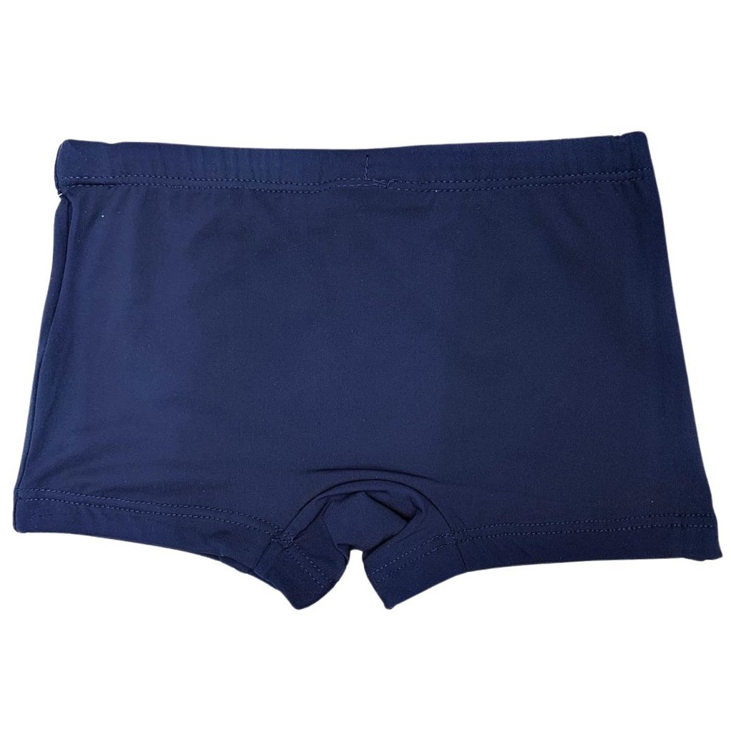 Sunga Proteção UV Natação Infantil Juvenil Azul Marinho Surf Filtro Solar Fator 50 Cordão