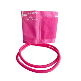 Braçadeira Para Esfigmomanômetro Premium Rosa Adulto em Oferta na Shopee