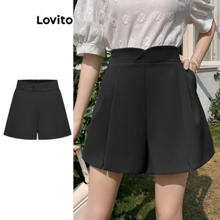 Lovito Shorts Divididos para Mulheres L77ED240