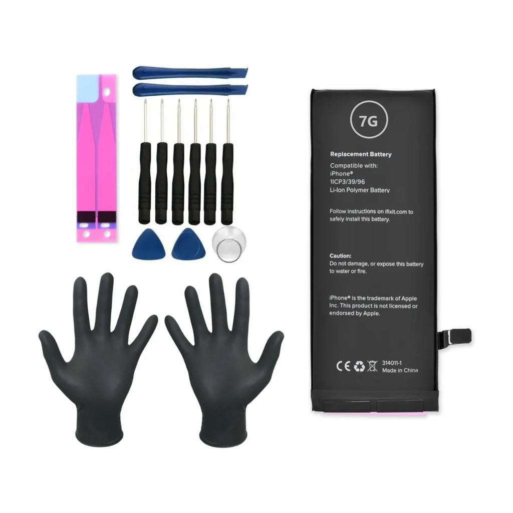 Bateria compatível com iPhone 7 7G + Ferramentas saúde 100% em Oferta na Shopee