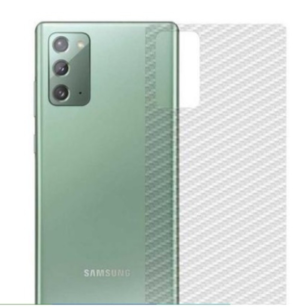 3 Kit Película Traseira Fibra de Carbono Anti Riscos Samsung Galaxy   A02  A02S  A04  A04E  A05  A05S  A11  A13  A14 A23  A24 A33  A34 A53  A54  A73   -  PL14 - TrasCarbono