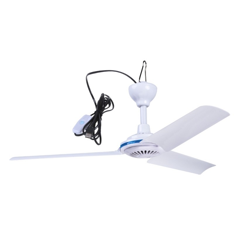 YYS USB 5V Silencioso Acampamento Ao Ar Livre Pendurado Gazebo Canopy Dormitório Ventilador Para Caminhadas Tenda