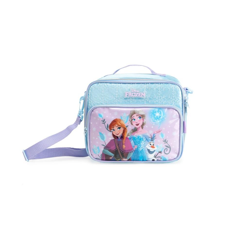 Lancheira Térmica Infantil Feminina Frozen Azul Claro em Oferta na Shopee