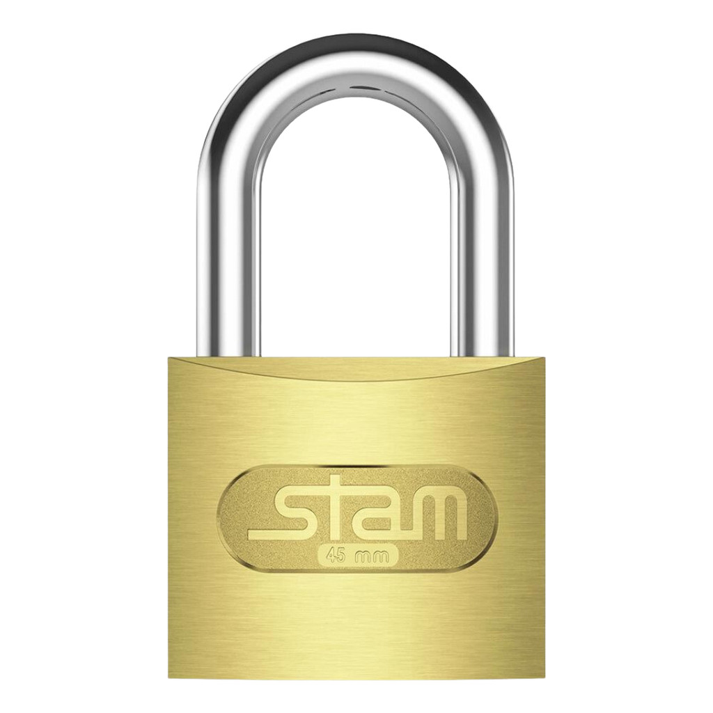 Imagem Cadeado Para Malas E Bagagens 45mm Latão Maciço Stam