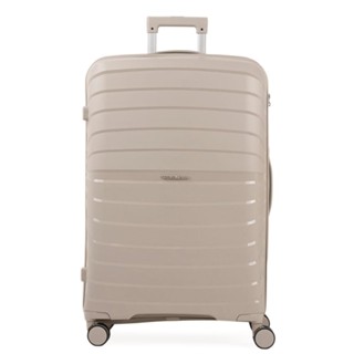 Mala de Viagem Grande 32 Kg Polipropileno 4 Rodas Rover Off White em Oferta na Shopee
