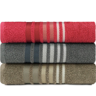 Jogo de Toalhas Banho 3 Peças Algodão Dynamo Camesa em Oferta na Shopee