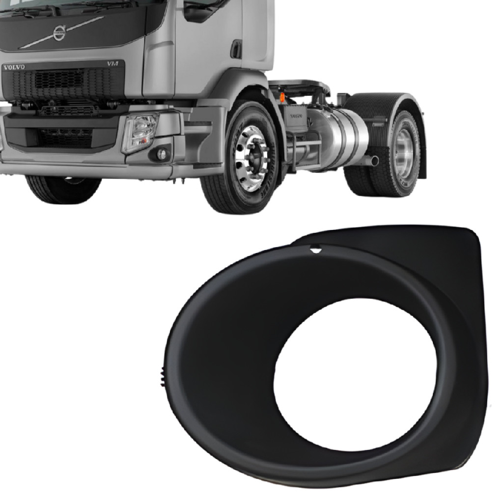 Aro Farol Auxiliar Milha Volvo Vm 2017 2024 Lado Esquerdo