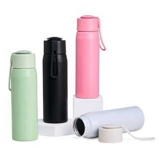 Garrafa de Alumínio 600ml  com alça Agua suco academia escola em Oferta na Shopee