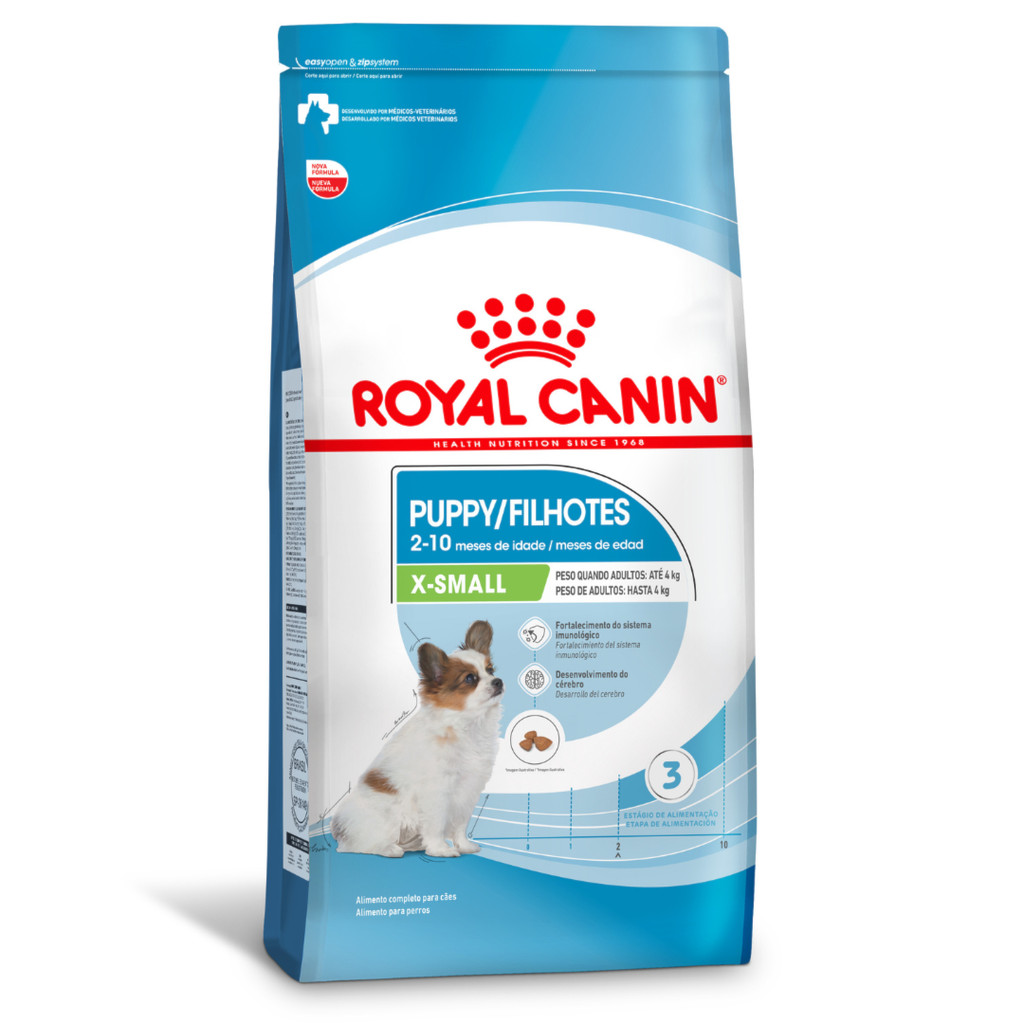 Ração Royal Canin X-Small Puppy para Cães Filhotes de Porte Mini 500g em Oferta na Shopee