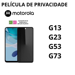 Película De Privacidade 3D Anti Spy Para Motorola G13 G23 G53 G73 em Oferta na Shopee