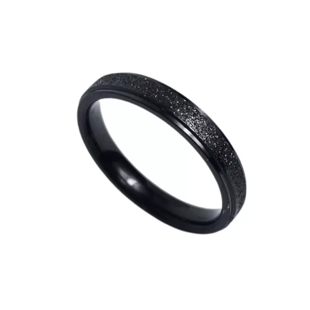 1 unidade Aliança Aço inox Cor Preta Diamantada 4 mm Inoxidável Preto Namoro Compromisso Casamento Noivado Anel Casal em Oferta na Shopee
