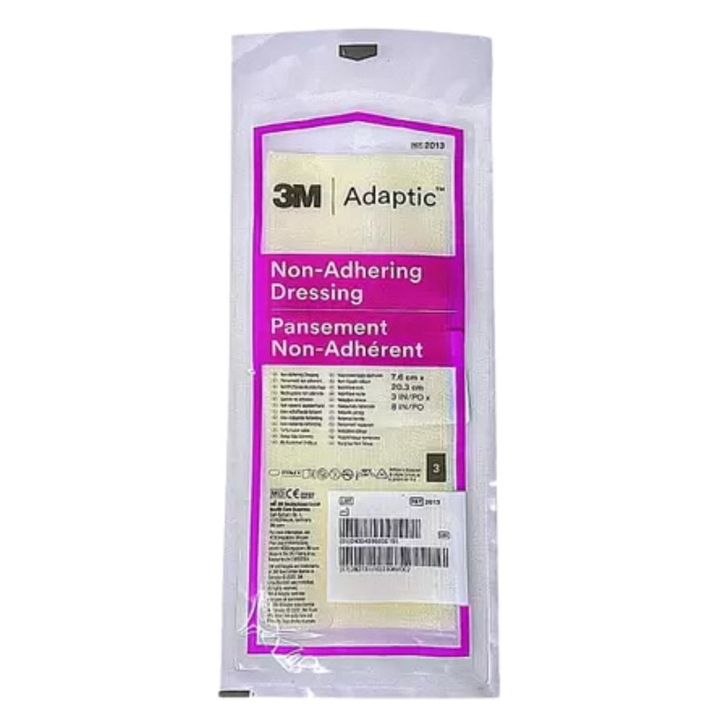 Curativo Adaptic 3M 7,6cmx20,3cm pacote c/ 3 unidades