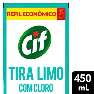 Refil Limpador Cif Tira Limo Com Cloro 450ml