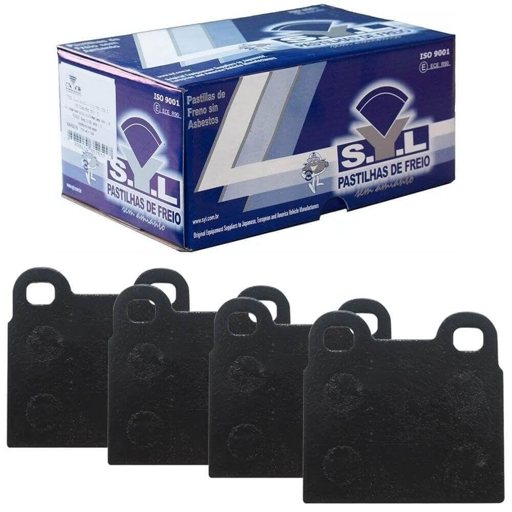 Kit Pastilha Freio Omega 92 A 98 Traseira Teves Syl