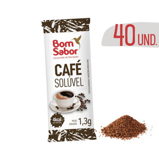 Café Solúvel Sachê Stick Bom Sabor 1,3g Individual Tipo Pelé - 40 Und