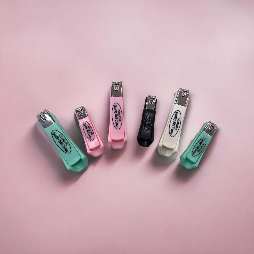 Cortador De Unha Com Lixa de Aço Inox Para Manicure e Pedicure Colorido K&S