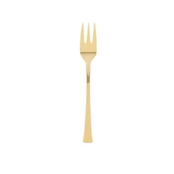 6 Garfos para Bolo Wolff Berna de Aço Inox Dourado