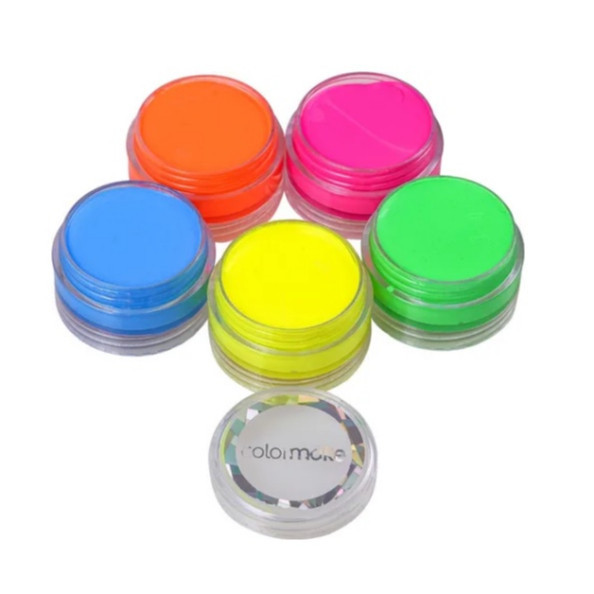 Tinta Cremosa Fluorescente (5 Cores) Cítricas Neon Facial Colormake! em Oferta na Shopee