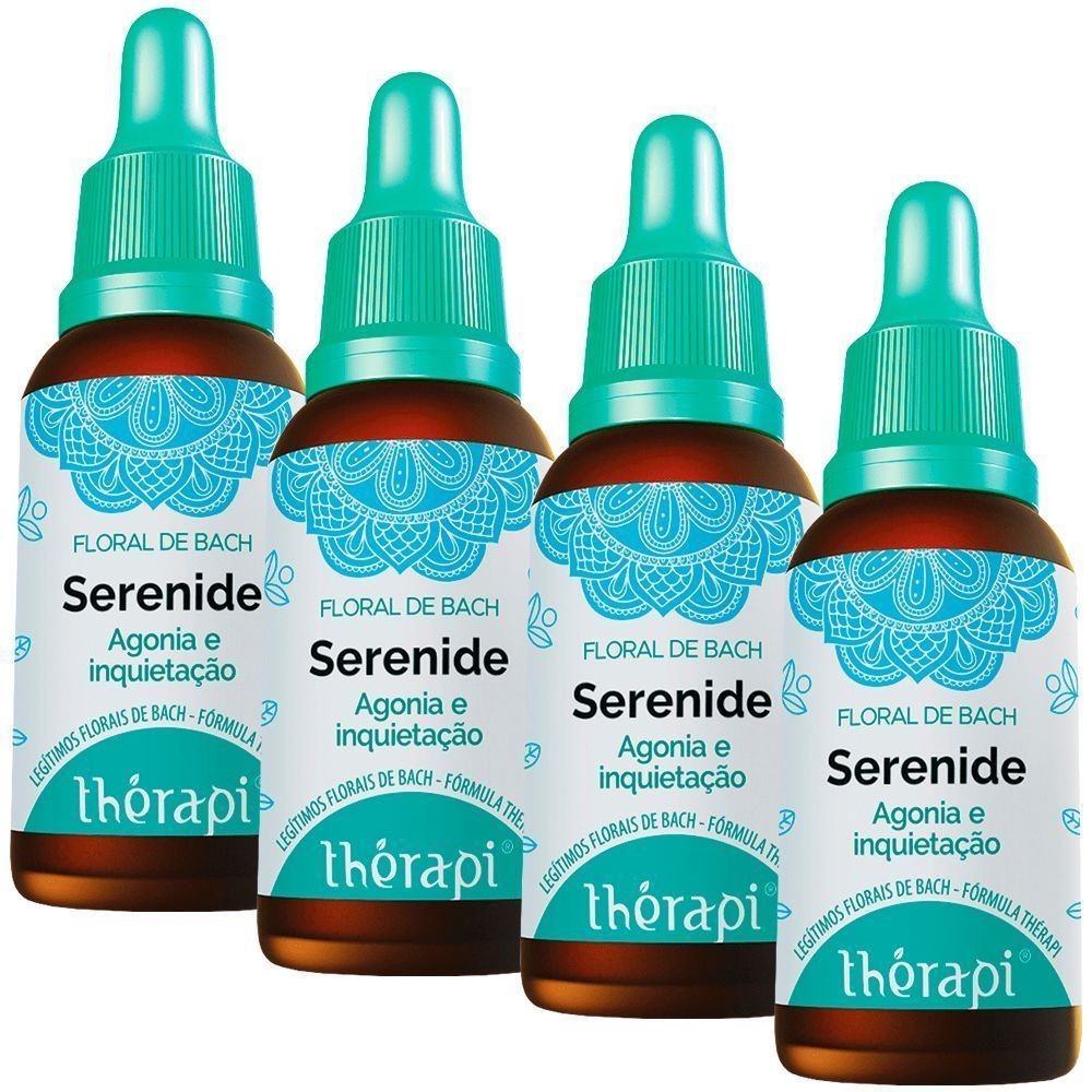 Kit 4x Floral de Bach Serenide 30ml Thérapi