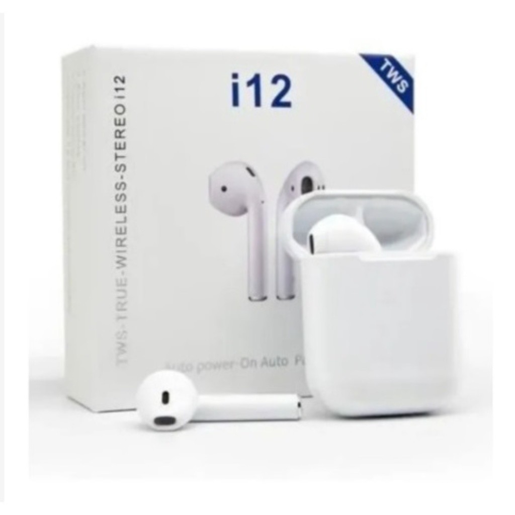 Fone De Ouvido Tws Bluetooth V5.0 Touch - I12 (OFERTA) em Oferta na Shopee
