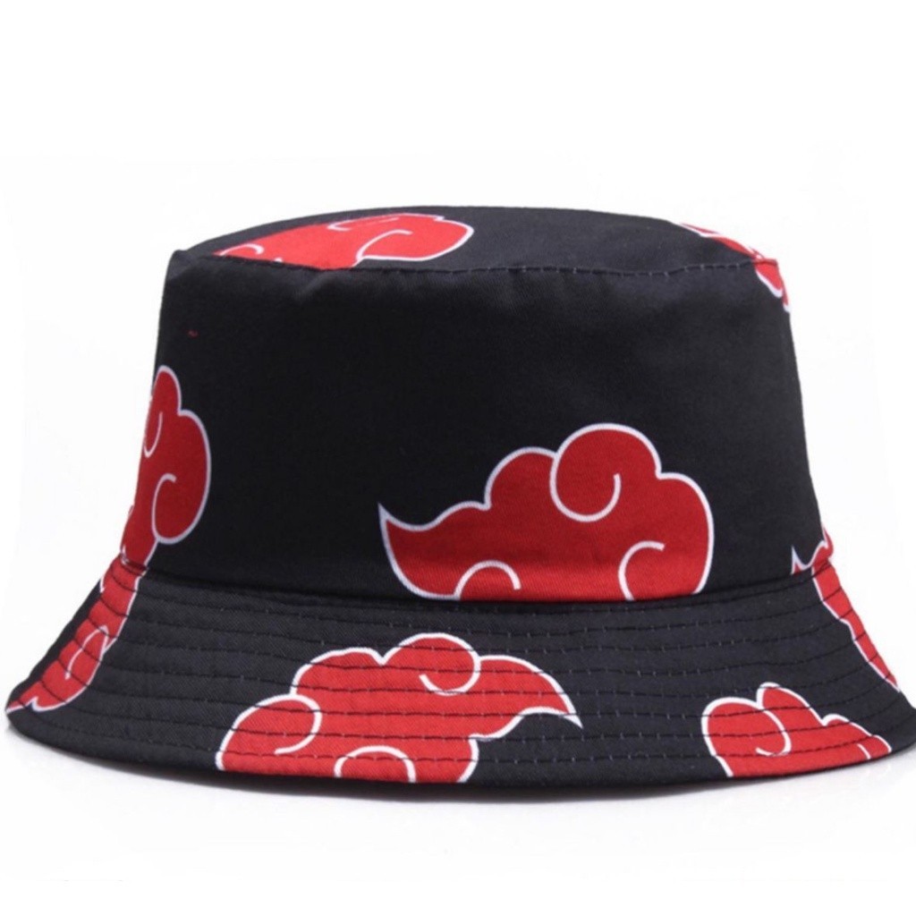 Chapeu Bone Bucket Do Akatsuki Anime Naruto Com Varias Nuvem