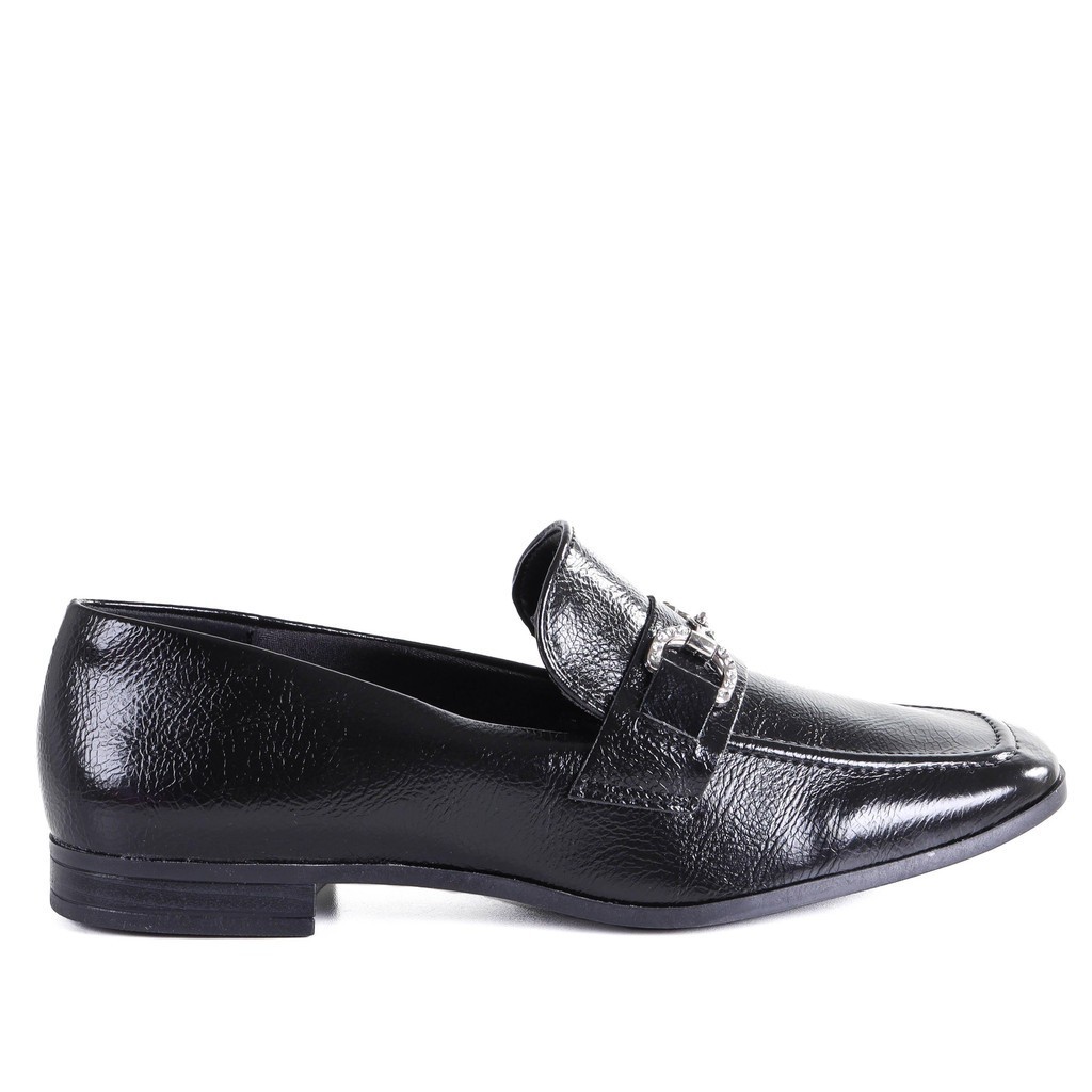 Loafer Feminino Via Marte 075-004 Preto