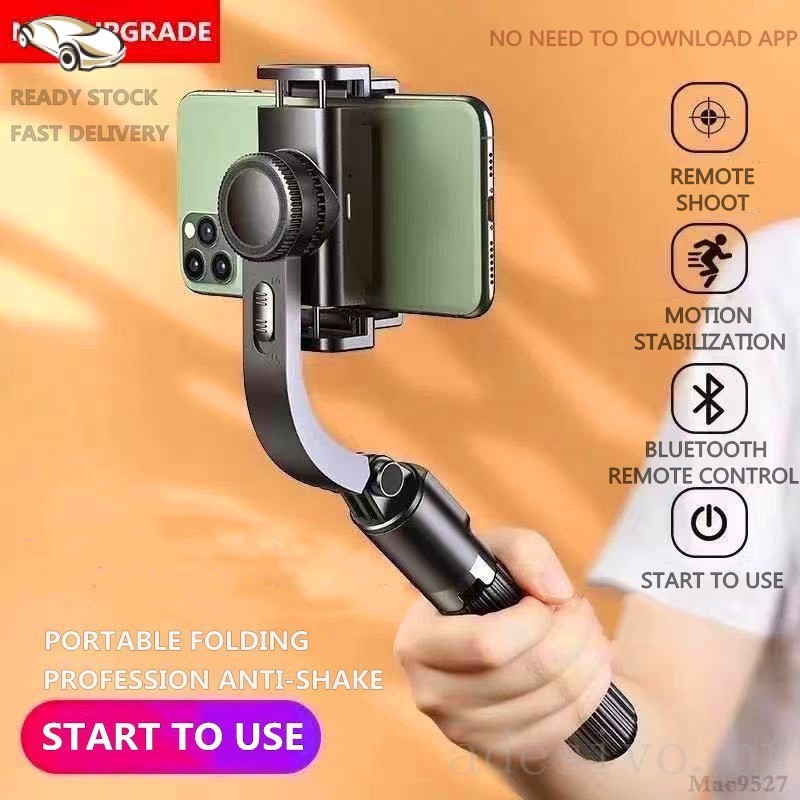 Handheld universal articular estabilizador selfie stick p/ seguir e anti shake shooting gimbal estabilizador inteligente em Oferta na Shopee