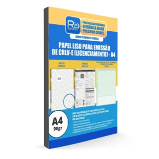 Papel CRLV p/ Despachante Licenciamento Veicular 90gr A4 em Oferta na Shopee