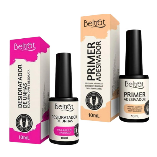 KIT BELTRAT PREPARACAO DESIDRATADOR DE UNHAS E PRIMER ADESIVADOR