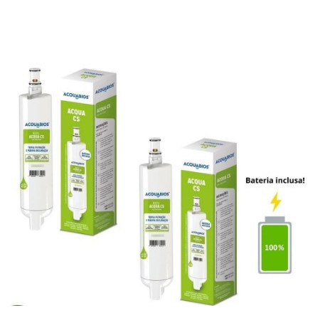 Kit 2 Refil para purificadores de água Consul CPC/CPB 30/31/34/35 - ACQUA CS Compativel CO...