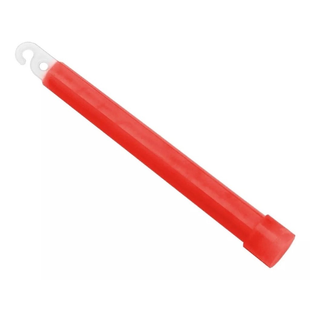 Luz Química Bastão Luminoso 15 Cm - Tipo Cyalume Vermelho