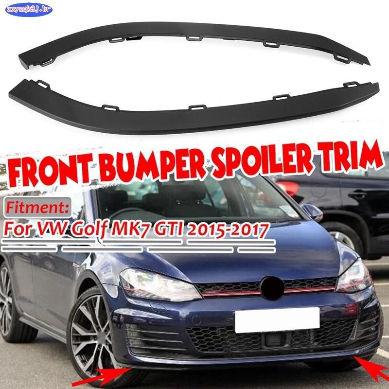 1 Par De Pára-Choques Dianteiro Do Carro Guarnição Da Válvula Inferior Spoiler Para VW Golf MK7 GTI 2015-2017 5GG8059039B9 , 5gg8059049acessórios B9 Peças