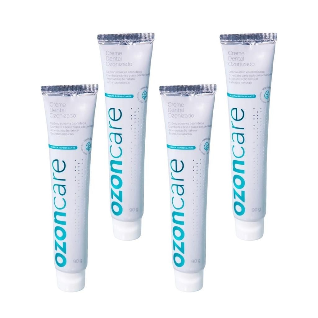 Creme Dental Ozonizado - Ozoncare Philozon 90g (4 Unidades) em Oferta na Shopee